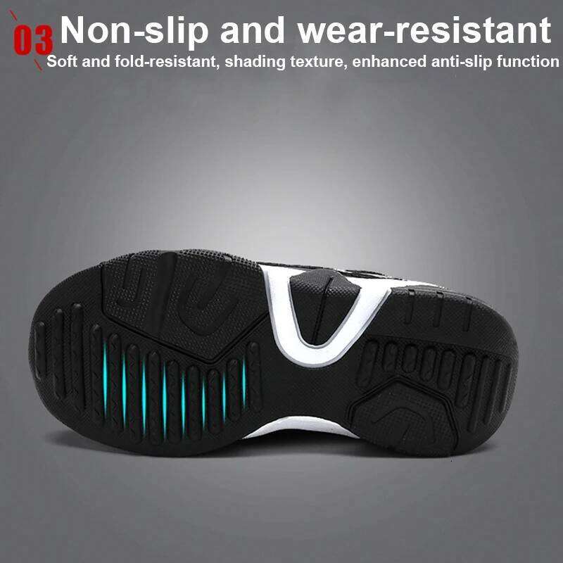 Kids Fashion Sneakers Boys Tennis Comfortable Leather Running Lightweight Outdoor Children's Sports Walking Shoes 26W0224