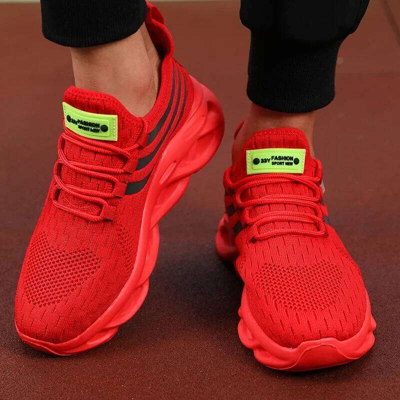 Casual Summer New Style Mesh Breathable Lightweight Cushioned Comfortable Sports Walking Shoes for Men and Women