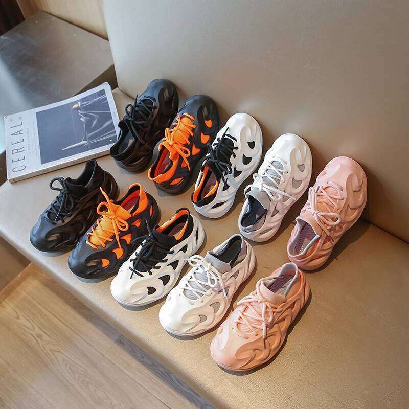 New Comfortable Lightweight Non-slip Running Shoes Kids Teenagers Boys Girls Sneakers 26W0224