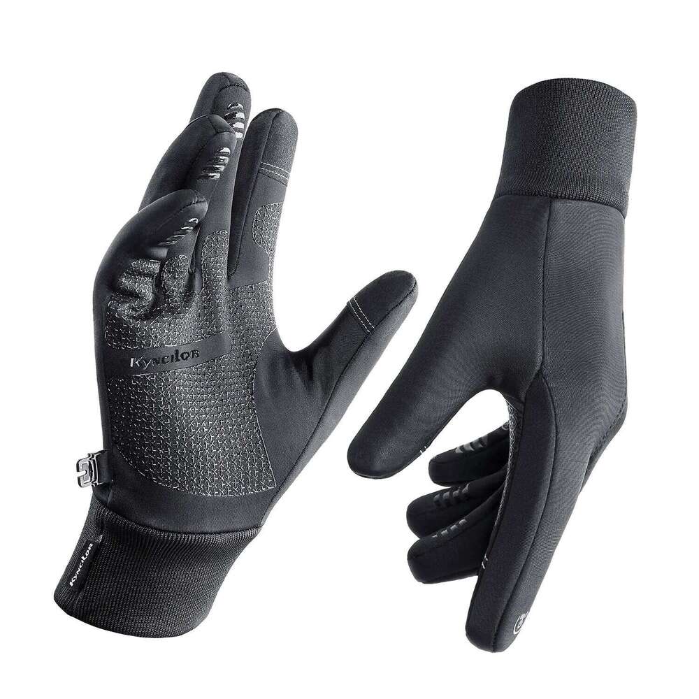 Winter Gloves Men Cycling Bike Women Thermal Fleece Cold Wind Waterproof Touch Screen Bicycle Warm Outdoor Running Skiing Mitten 26H0224