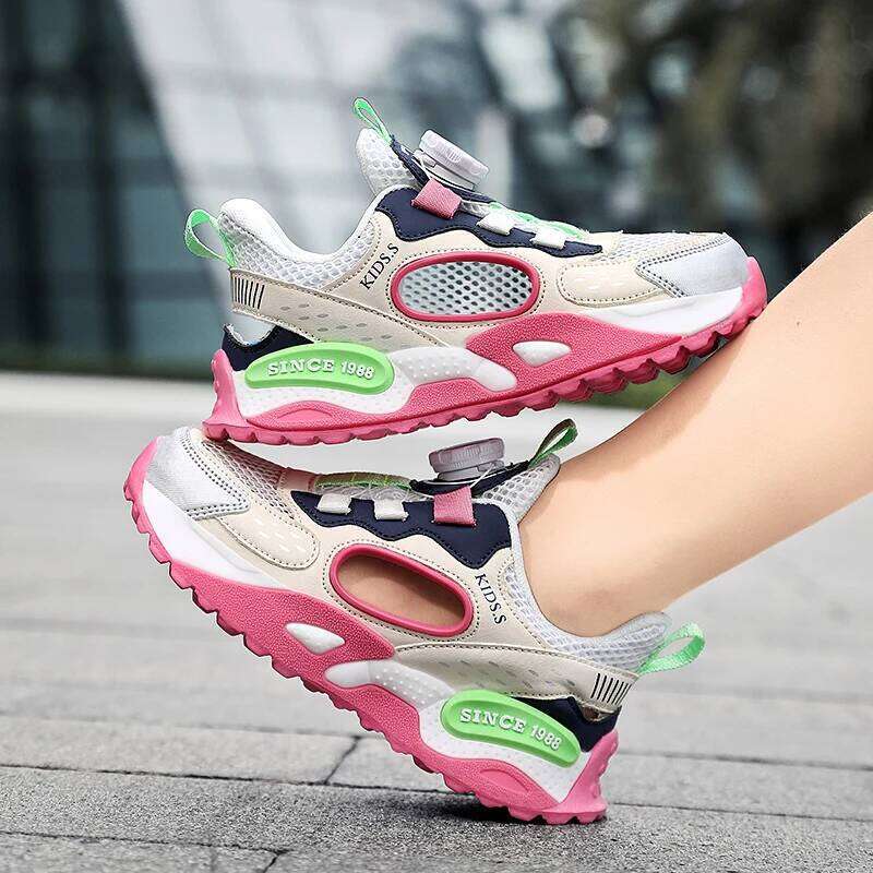 Summer Ultra Light Kids Sneakers New Low Cut Boy Girl Casual Simple Anti Slip Wear-resistant Soft Comfort Run Shoes 26W0224