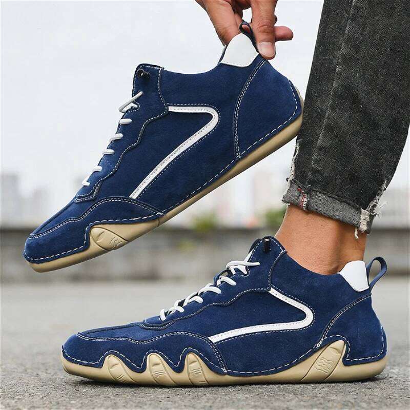 Practical Men's Utility Shoes Oil-Resistant Sole Breathable Easy-Clean Sneakers for Men Workshop & Daily Commute Use Size 39-46