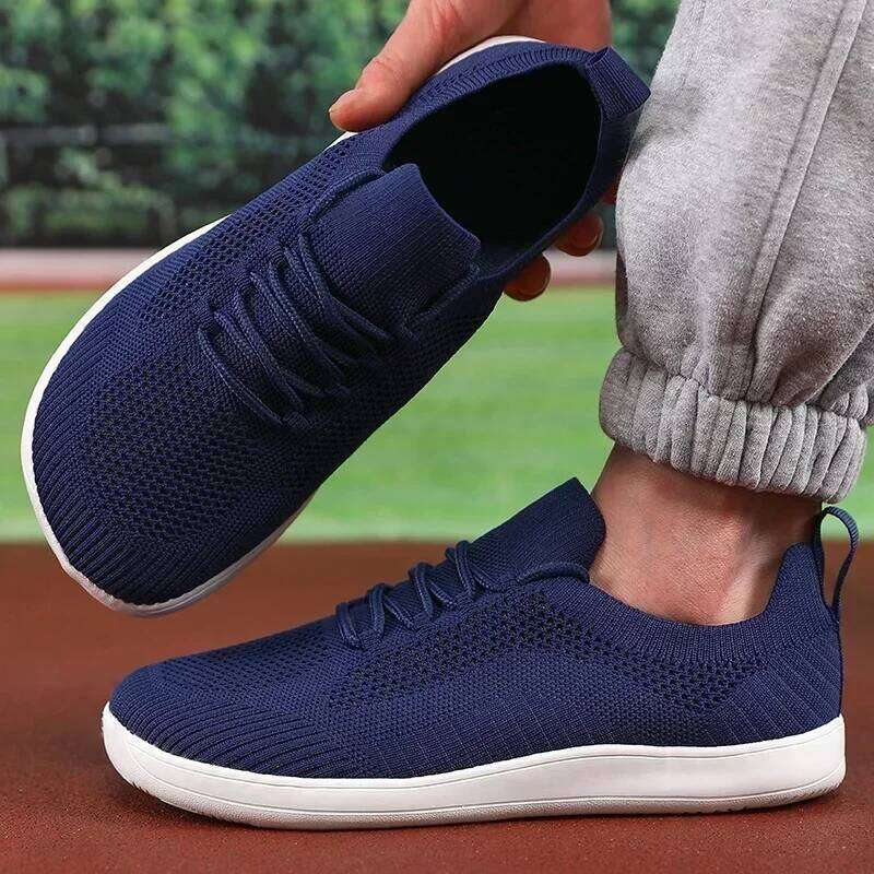 Women's Casual Lightweight Mesh Breathable Cool Summer Fashionable Big Toe Flat Shoes Comfortable Non Slip Woman Sneakers