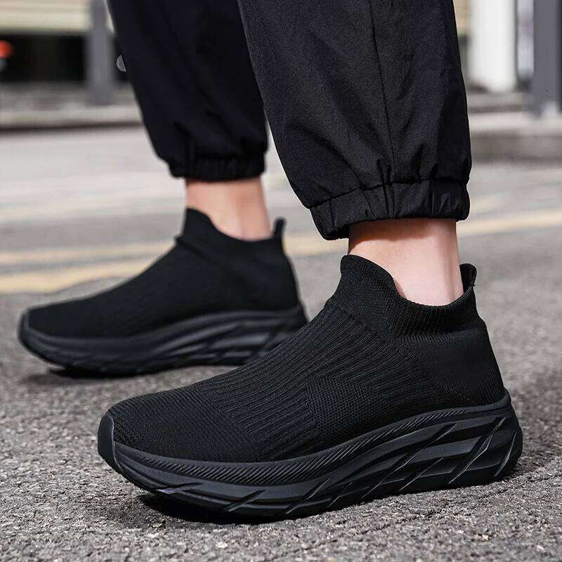 MAEDEF Men's Running Shoes Lightweight Breathable Mesh Elastic Comfortable Durable Fashion Casual Hot Selling Sports Sneakers
