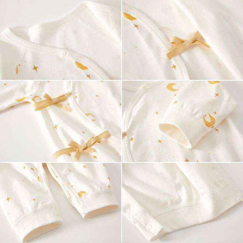 Print Baby Romper Infant Long Sleeved Bodysuit Clothes Soft Pure Cotton Newborn Jumpsuit Boys Girls Kids Onesie Pajamas Outfits 26Y0224