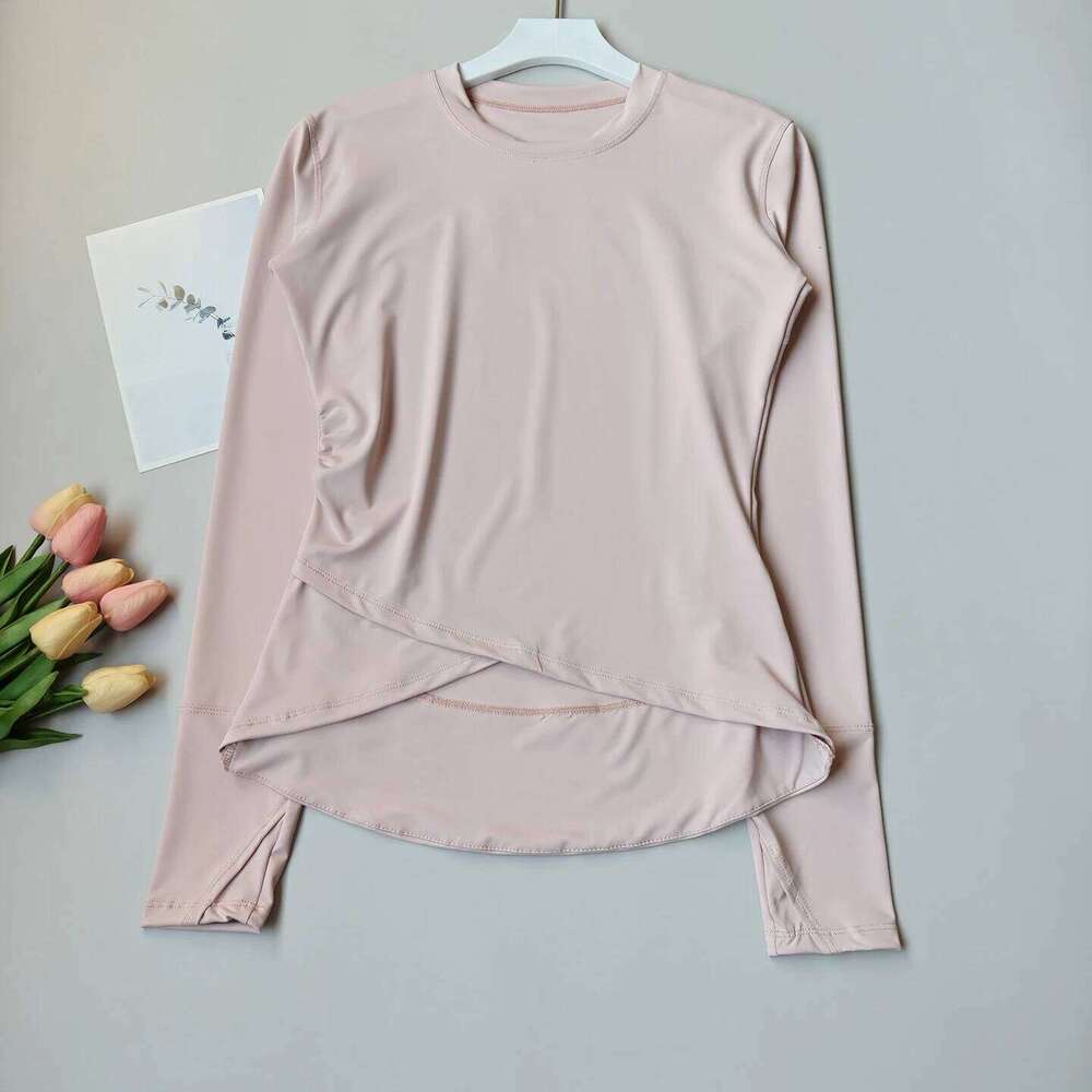 Fall Winter Workout Top for Women, Slim Fit Long Sleeve Fitness Shirt, Quick Dry Yoga & Running Training Wear 26Y0224