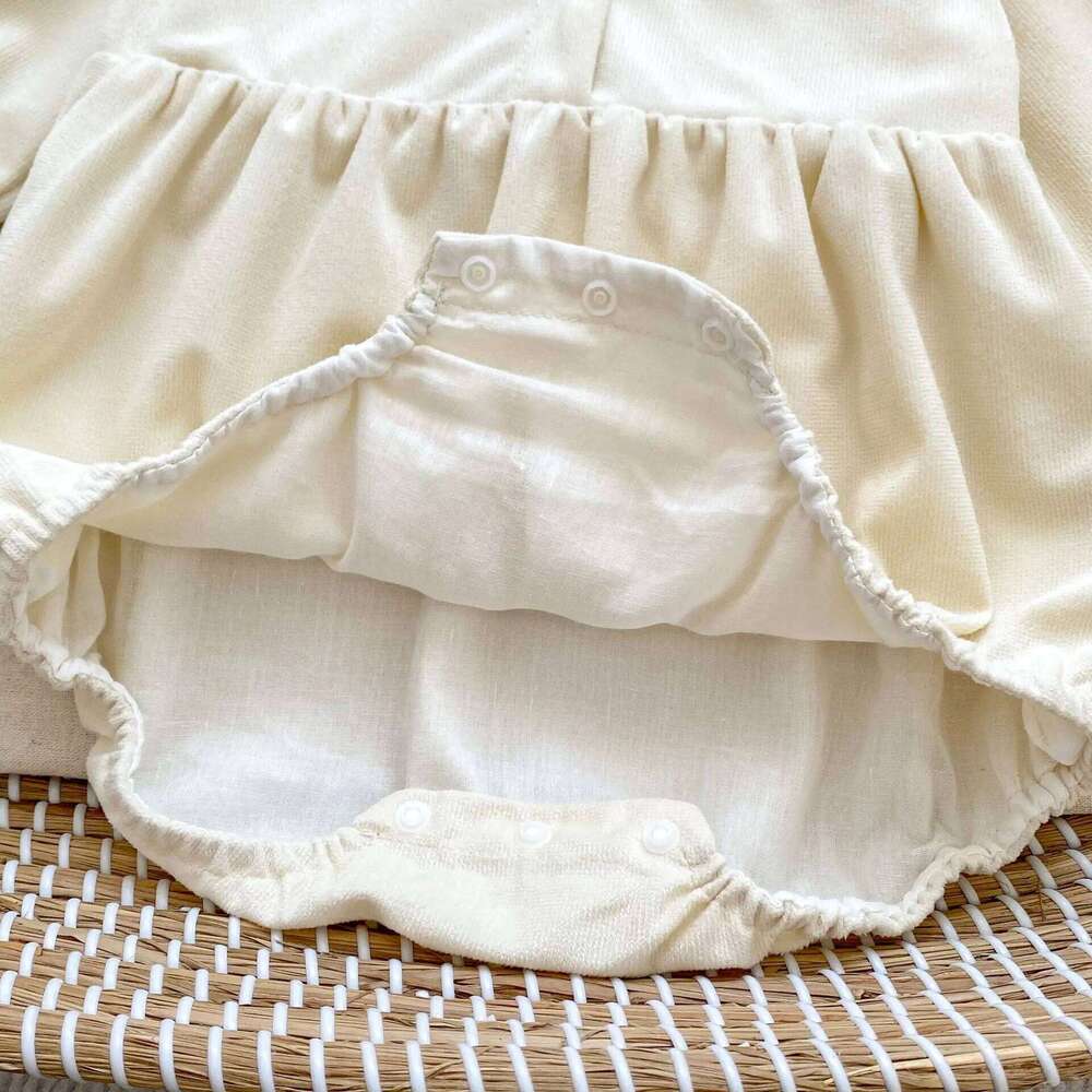 MILANCEL 0-2Y New Autumn Baby Girls Bodysuit Cute Bunny Ear Turn Down Collar Jumpsuit Infant Clothes 26H0224