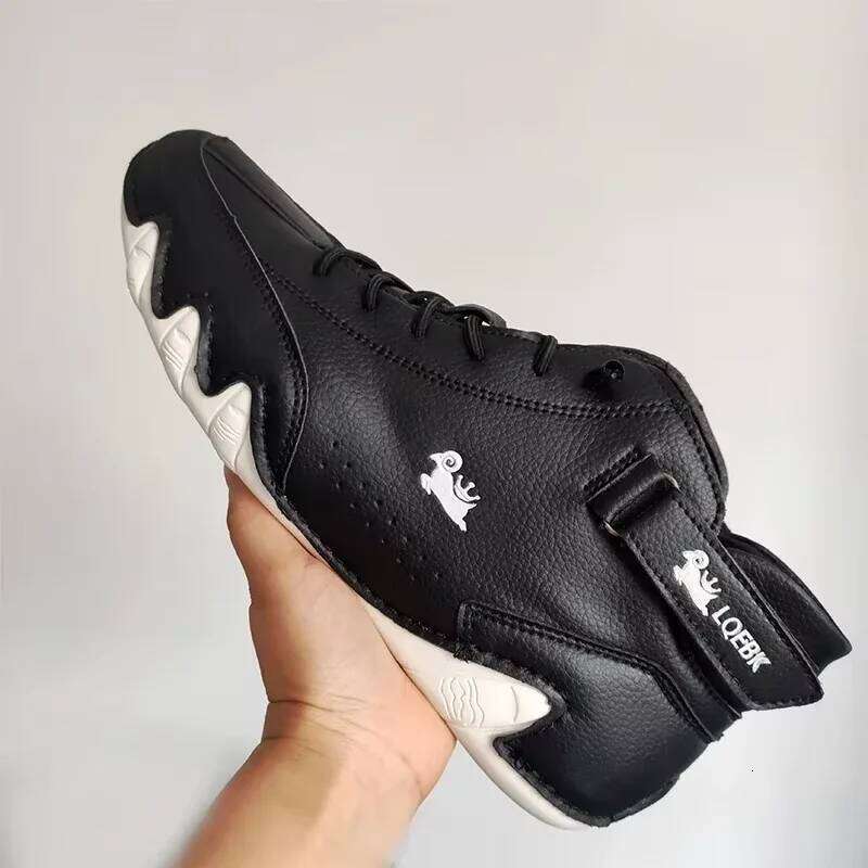 Men's Bare Boots Outdoor Lightweight Soft Soled Casual Leather Summer Fashion Women's 2025 New High Top Sports Shoes