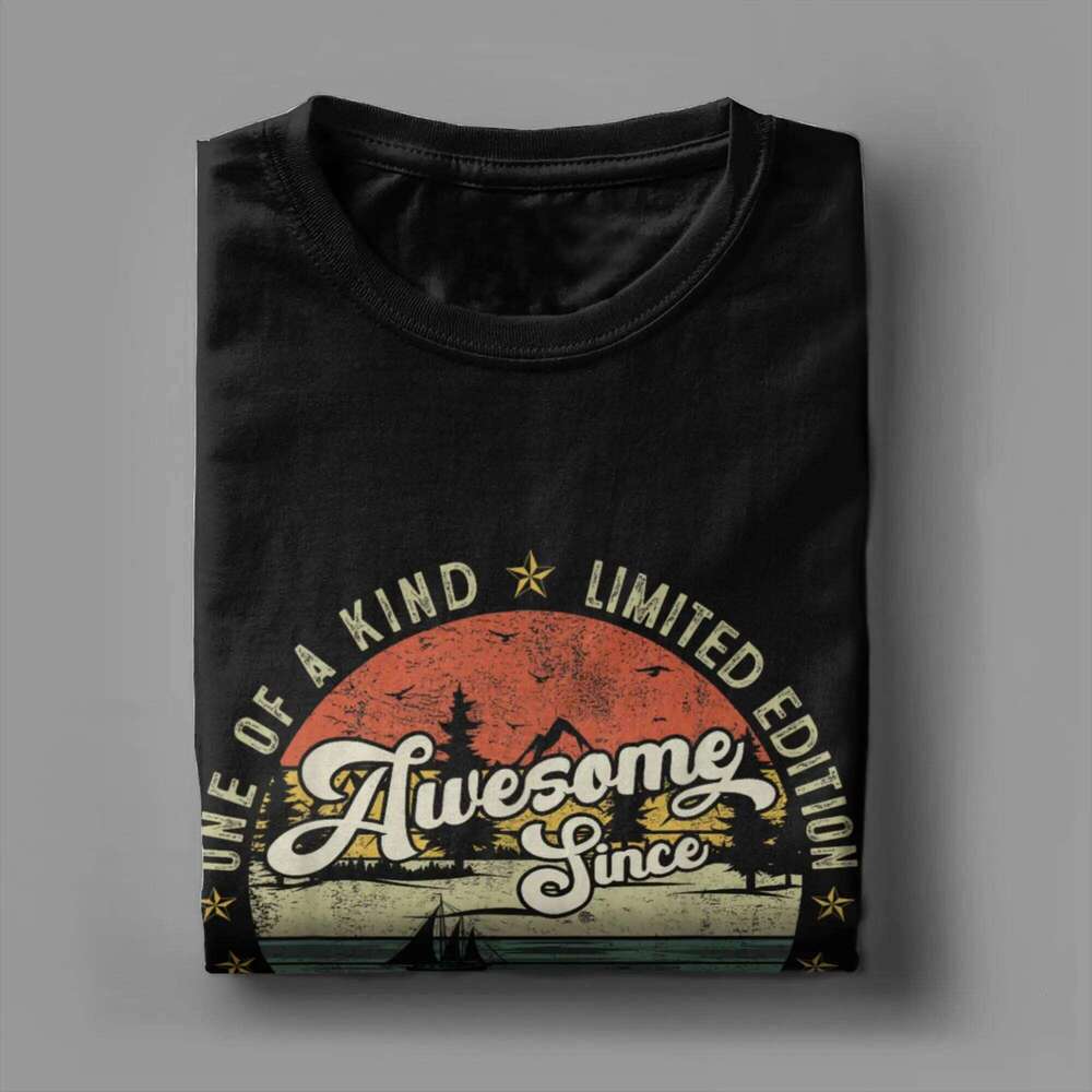 Streetwear T-Shirt Summer 50 Year Old Vintage January 1976 Fashion T Shirts Cotton Tee Shirt for Men Aesthetic Custom Clothing H260224