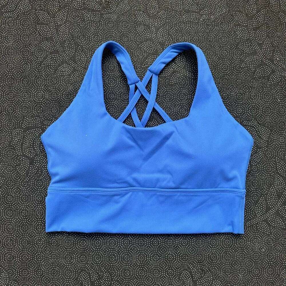 Solid Color Tight Butter Athletic Women Fitness Bra Cross Yoga Underwear Gym Sport Top Hollow Push Up Chest Pad 26Y0224