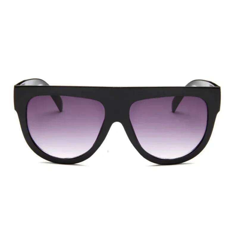 New Half Round Sunglasses Women Trendy Brand Designer Beautiful Sun Glasses Female Big Frame Outdoor Oversized Eyewear 26W0224