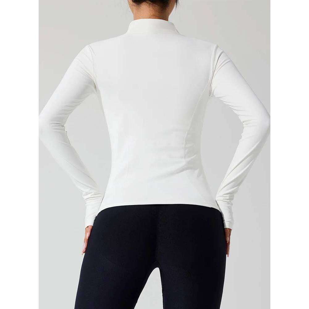 Full Zipper Windproof Winter Outdoor Gym Fitness Coats Women's s 26Y0224