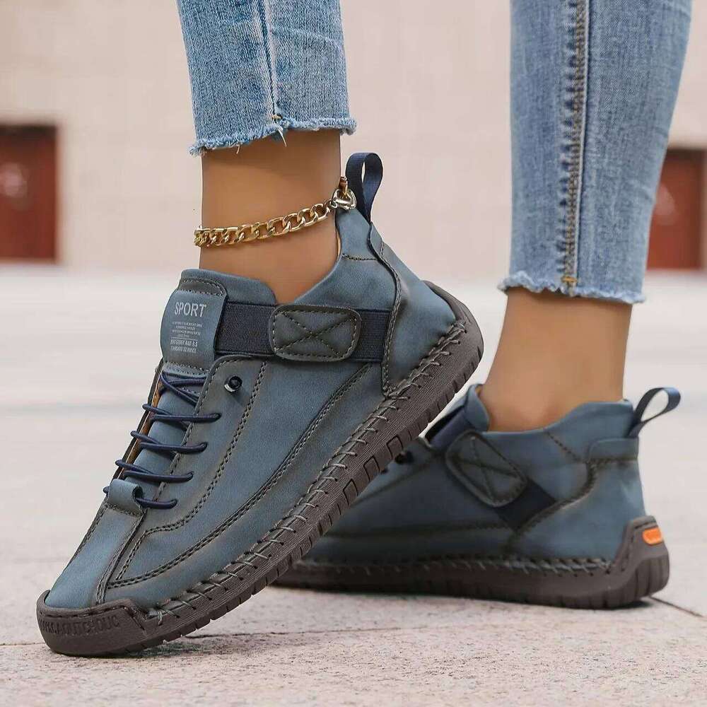 New Women's Bootss Handmade Leather Casual Soft Soled Shoes Outdoor Light Non-slip Walking Ankle Boots for Women