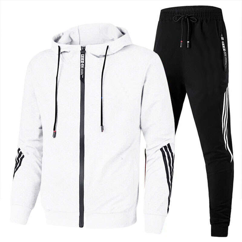 Men's Set Pullover Sweatshirt Hoodies Sweatsuit Long Sleeve High Quality Sports Suit 2025 Outdoors Daily Fashion Casual Clothing