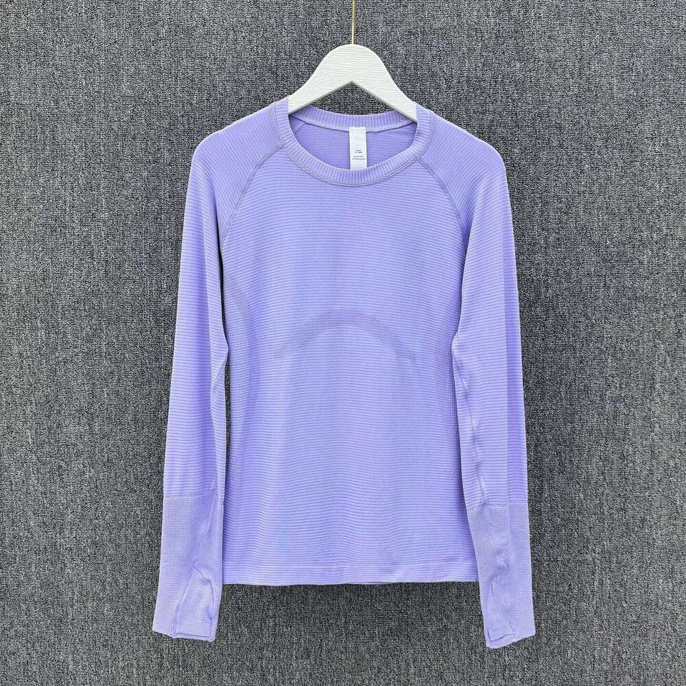 Quick-drying Long-sleeve T-shirt Breathable Sporty-casual Women's Figure-hugging High-stretch Yoga Running Fitness Wear. 26Y0224