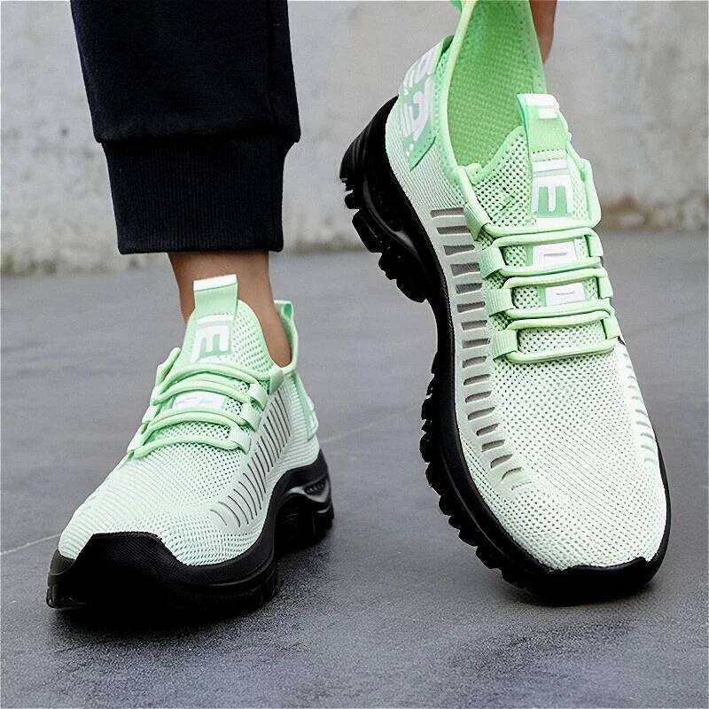 Men's Summer Breathable Mesh Trend Running Training Witnesses Comfort Sports Shoes Anti Slip Sneakers