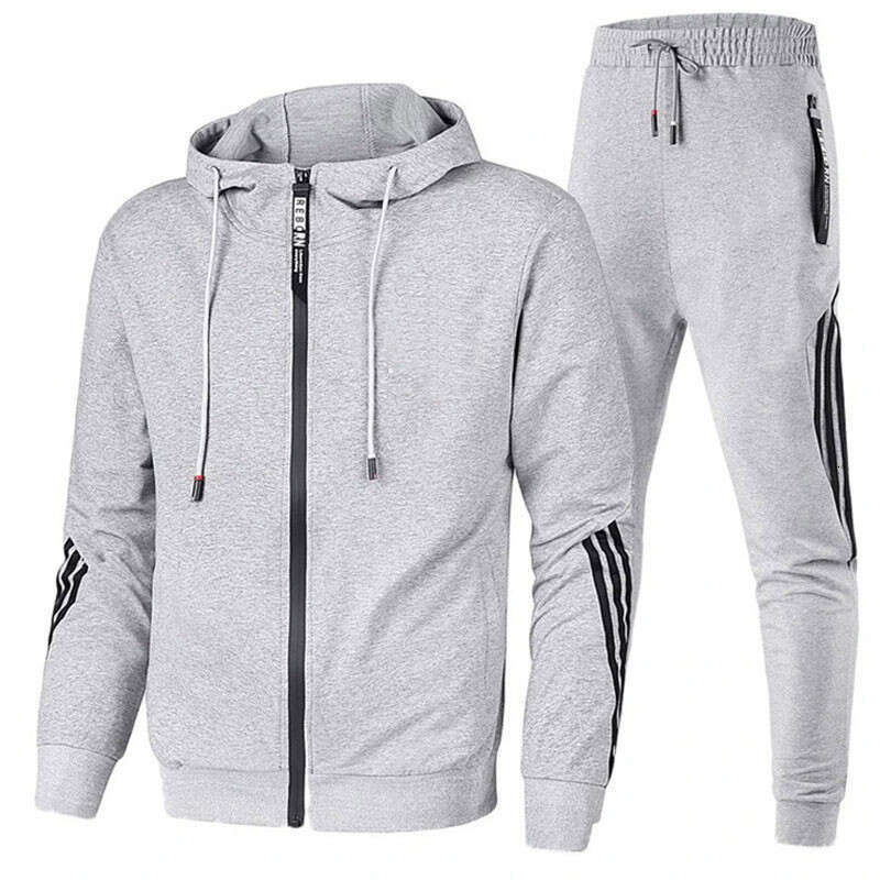 Men's Set Pullover Sweatshirt Hoodies Sweatsuit Long Sleeve High Quality Sports Suit 2025 Outdoors Daily Fashion Casual Clothing