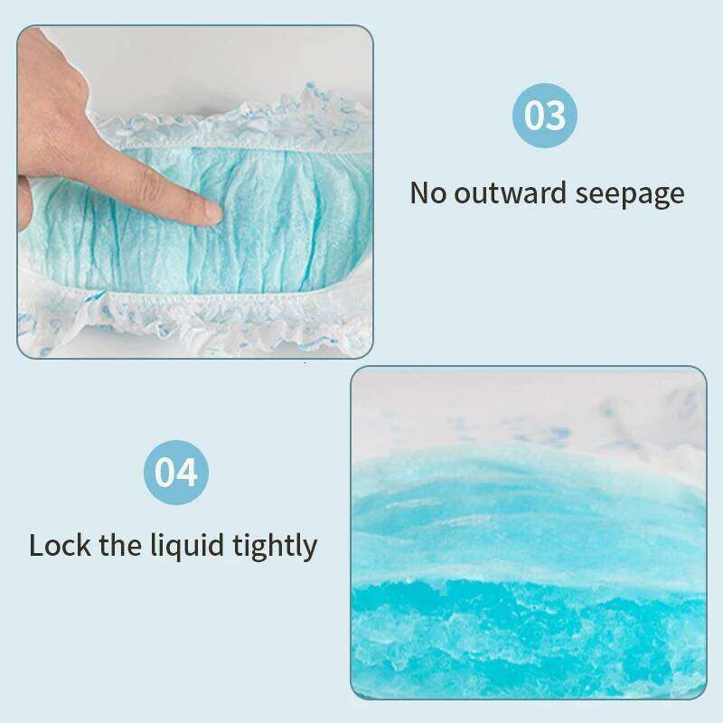 10Pcs Dog Diapers Males Females Disposable Nappies Physiological Underwear Adjustable Leakproof Breathable Safety Pants Bamubi