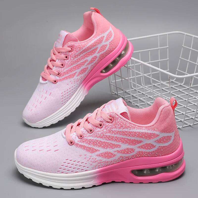 MAEDEF Running Breathable Mesh Sneakers Non Slip Lightweight Soft Sole Walking Shoes for Women Outdoor Gym Casual