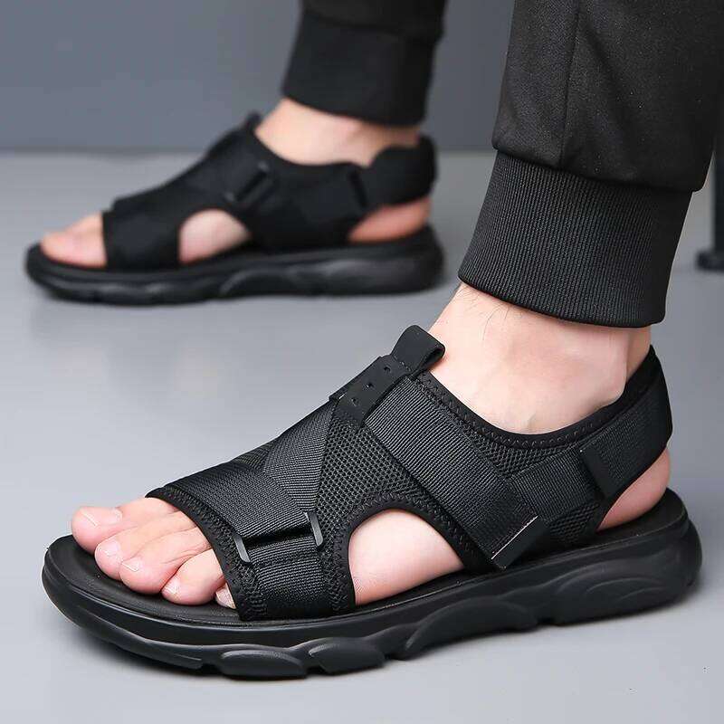 Summer Man Sandals Men's Slipper Outdoor Beach Casual Flat Shoes Home Leisure Non-Slip Classic Male Slippers Men Zapatos Hombre