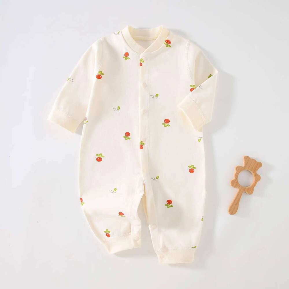 2026 Newborn Baby Romper Spring Autumn 0-24M Girl Boy Cotton Onesie Infant Print Soft Breathable Sleepwear Kids Clothing 26Y0224