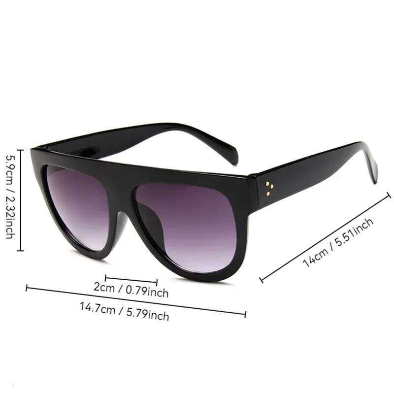 New Half Round Sunglasses Women Trendy Brand Designer Beautiful Sun Glasses Female Big Frame Outdoor Oversized Eyewear 26W0224