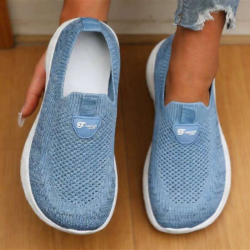 Last for Men and Women Wide Version Sports Slip-On Walking Soft Sole Anti Slip Comfortable Running Tennis Shoes