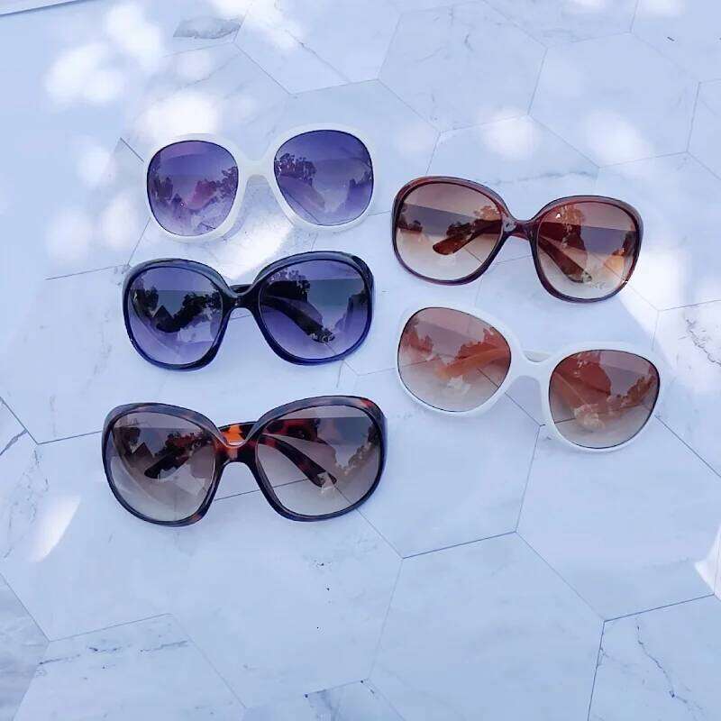 New Fashion Polarized Sunglasses Women Brand Designer Vintage Extra Large Oval Sun Female Luxury Glasses UV400 Eyewear 26W0224