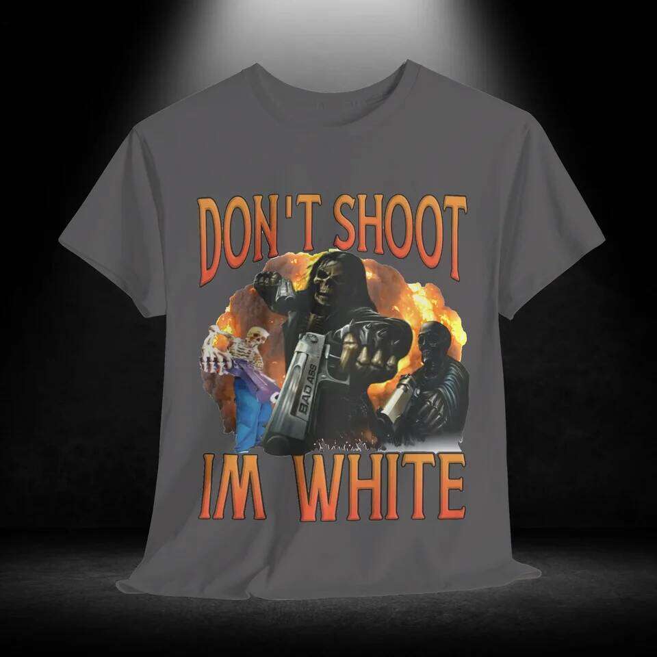 Funny Ironic Racist T Shirt Unisex Heavy Cotton Tee Sarcastic Humor Tops Novelty Offensive Graphic Clothing Anti Discrimination H260224