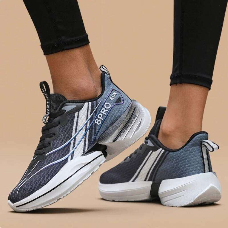 New Women's Running Shoes Marathon Cushion Anti-slip Ultra Light Breathable Comfortable Nonskid Speciality Sneakers Man