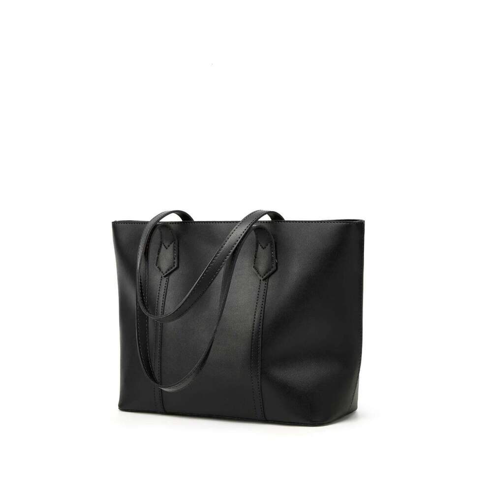 Solid-Color Large-Capacity Women's Fashionable and Minimalist Tote Handbag & Shoulder Bag Z260224
