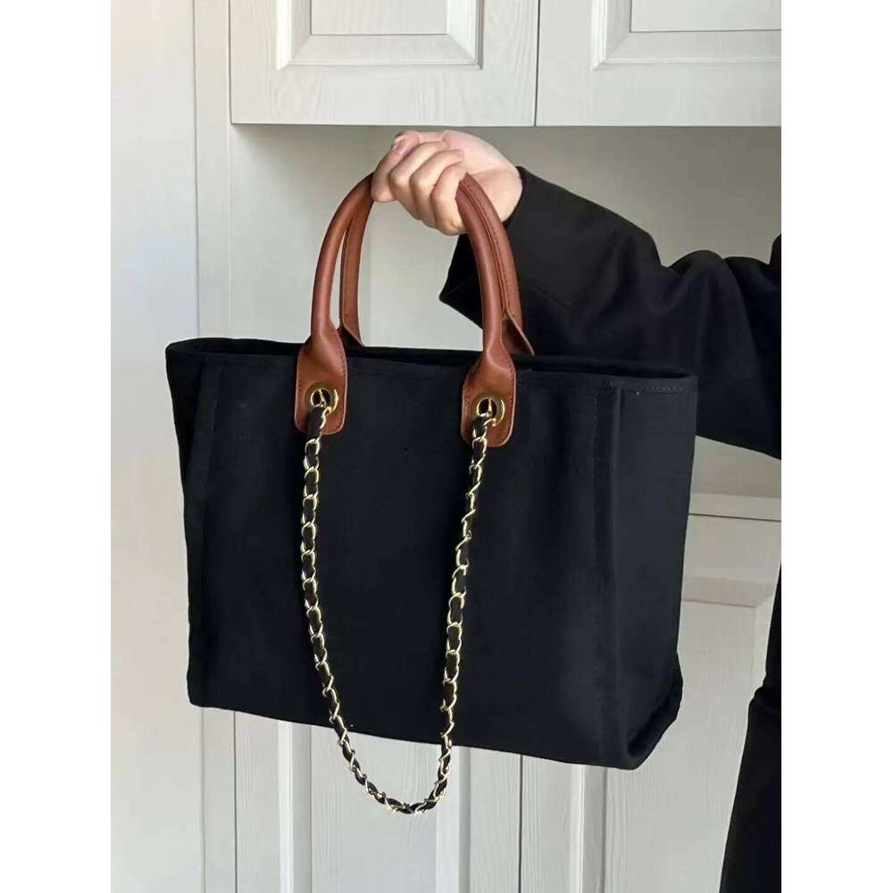 JIAERDI Retro Large Capacity Black Tote Women Autumn Vintage Canvas Casual Handbag Female Harajuku Aesthetic Shoulder Bag Z260224