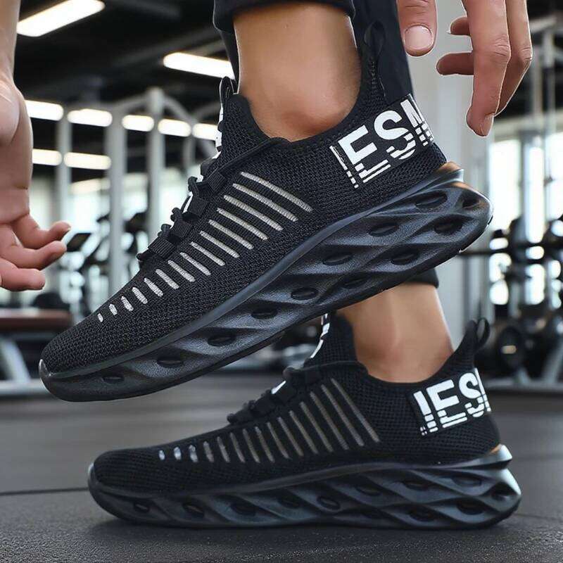 Summer Breathable Men's Shoes Lightweight Mesh Casual Lace-Up Male Tennis Shoe New Arrival Fashionable Sneakers Men