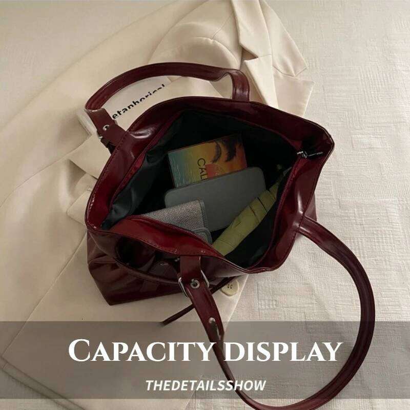 Winter Style Women's Retro Minimalist Tote Shoulder Bag 2025 Autumn Large Capacity Commuting Top-Handle Hand Bags for Women Z260224