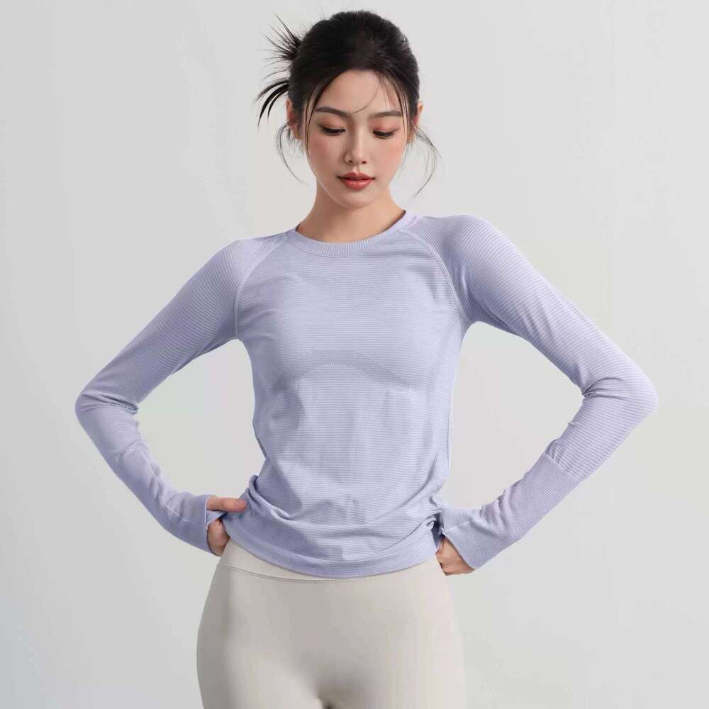 Women's Outdoor Sports Shirt Yoga Wear Fitness T-Shirt Running Workout Top Female Long Sleeves Sportswear Exercise Gym Clothing 26Y0224