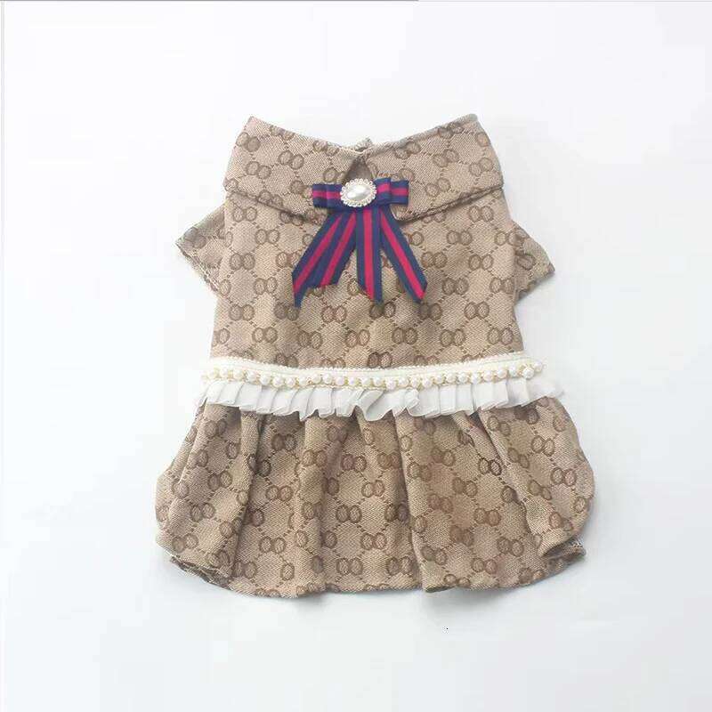 Spring Autumn Girl Cat Princess Dress Men's Shirt Puppy Medium Dog Chihuahua Skirt Luxury Pet Clothes Plus Size Women's Clothing - view 7