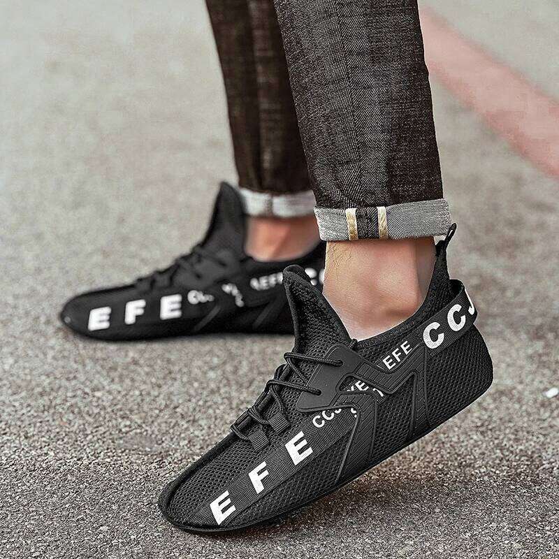 Mesh Men Shoes Fashion Summer Breathable Sports Men's Sneakers Lightweight Walking Man Casual Tennis Shoe Zapatillas Hombre