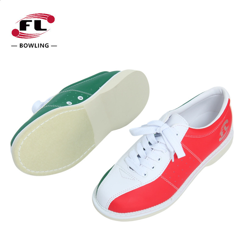 Leather Bowling Shoes For Men Fitness Sports Shoes Bowling Supplies Women Breathable Bowling Sneaker Entertainment Shoes Eu34-47 240617