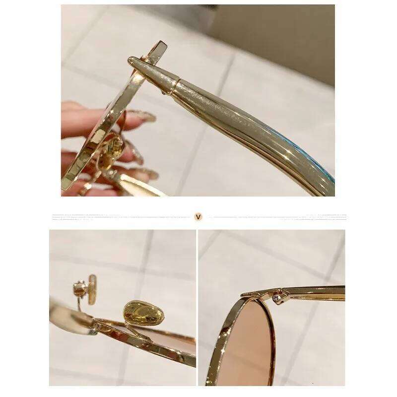 Oval Oversized Sunglasses Women Trendy Vintage Luxury Fashion Glasses Lentes Femme 26W0224