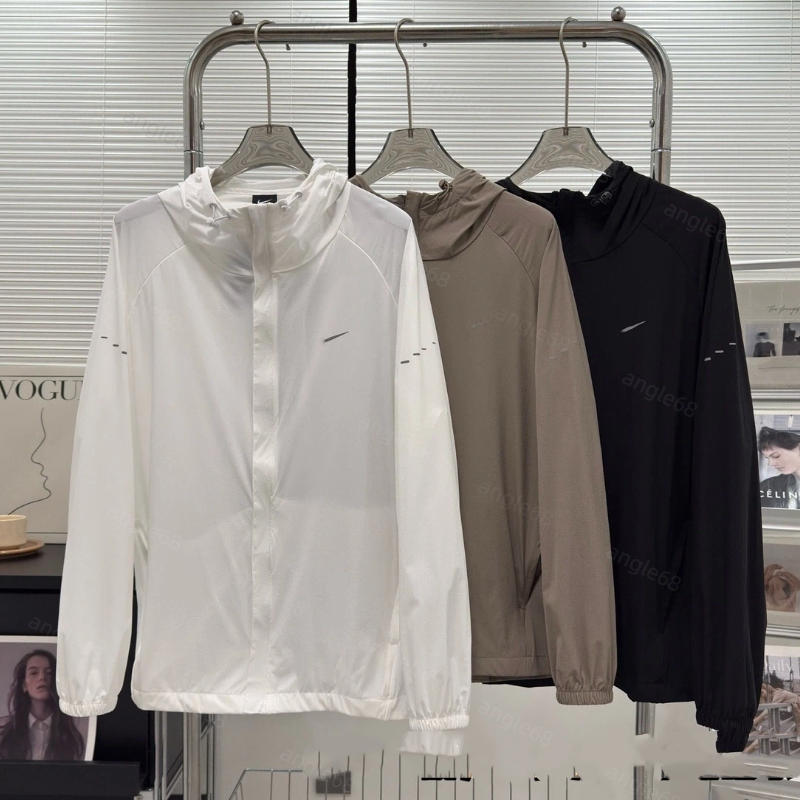 windbreaker jacket Men Jackets coat zipper hoodie Sweatshirt Windproof street sports suit women jackets Designer Jackets Sun-protective jacket