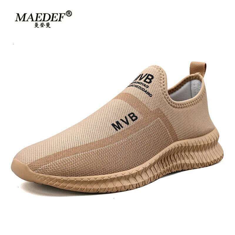 MAEDEF Mens Sneakers High Quality Lightweight Comfortable Casual for Men Soft Mesh Breathable Flats Shoes