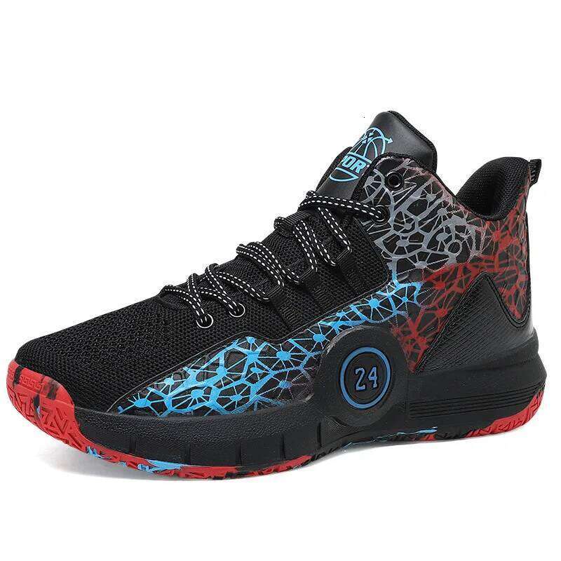 Men Professional Kids Men's Cushioning Light Basketball Sneakers Women Mesh Breathable Outdoor Sports Shoes 26W0224