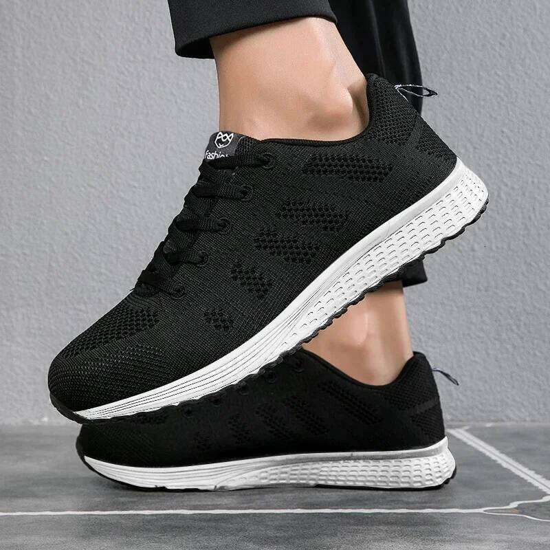 Men Lightweight Luxury Sneakers Breathable Casual Running Trainers Sport Basketball Walking Jogging Shoes Tenis Masculino