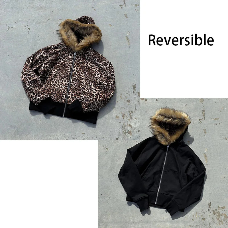 Fashion Simple Black Double-Sided Oversized Zipper Hoodie Womens Y2K Harajuku Gothic Casual Joker Couple Street Wear 2026 260124