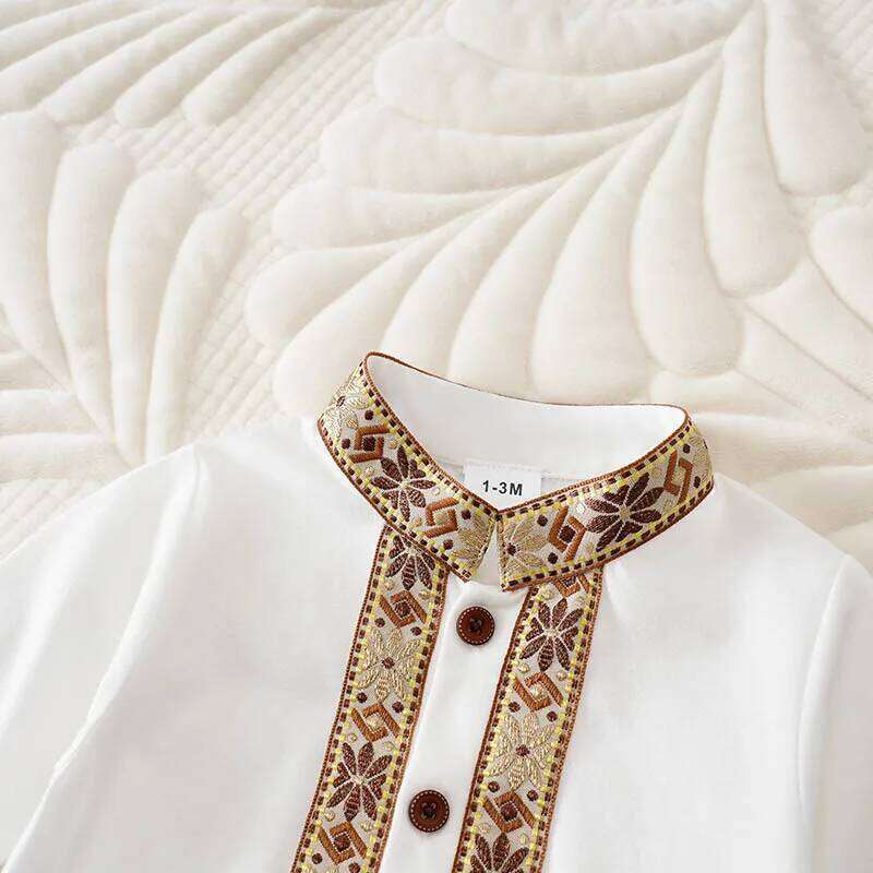 Autumn Print 100% Cotton Long Sleeve Toddler Jumpsuit New Style Casual Boy Girl Baby Infant Outfit Clothes Soft 26H0224