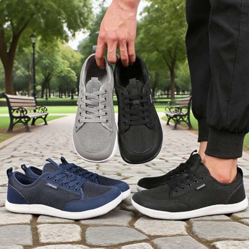 Wide Toe for Men New Fashion Breathable Barefoot Sports Sneakers Outdoor Trail Running Minimalist Walking Shoes