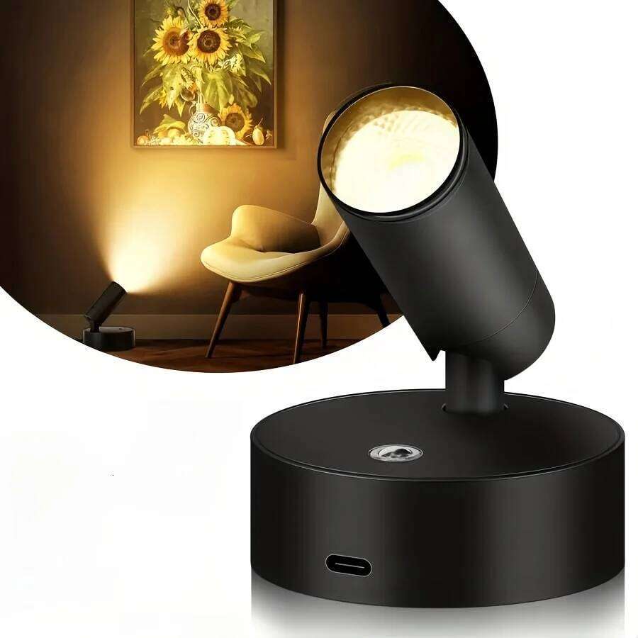 Ammtoo Comodino Led Touch Faretti Wireless Per Interni Lampada Di Ricarica USB …