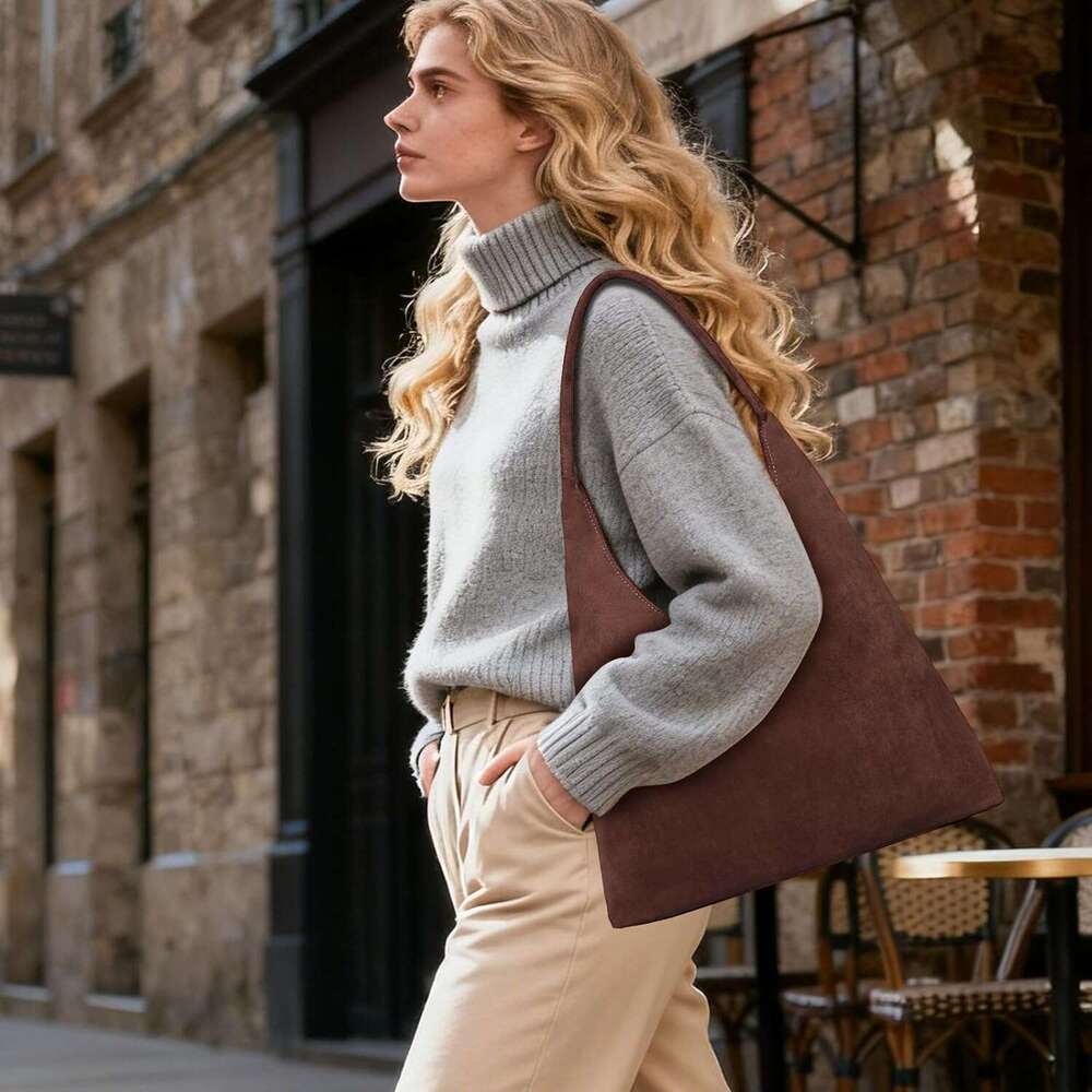 Hobo Bags For Women Retro Vegan Leather Slouchy Tote Shoulder Purses Handbag With A Small Purse 2026 Women Colour