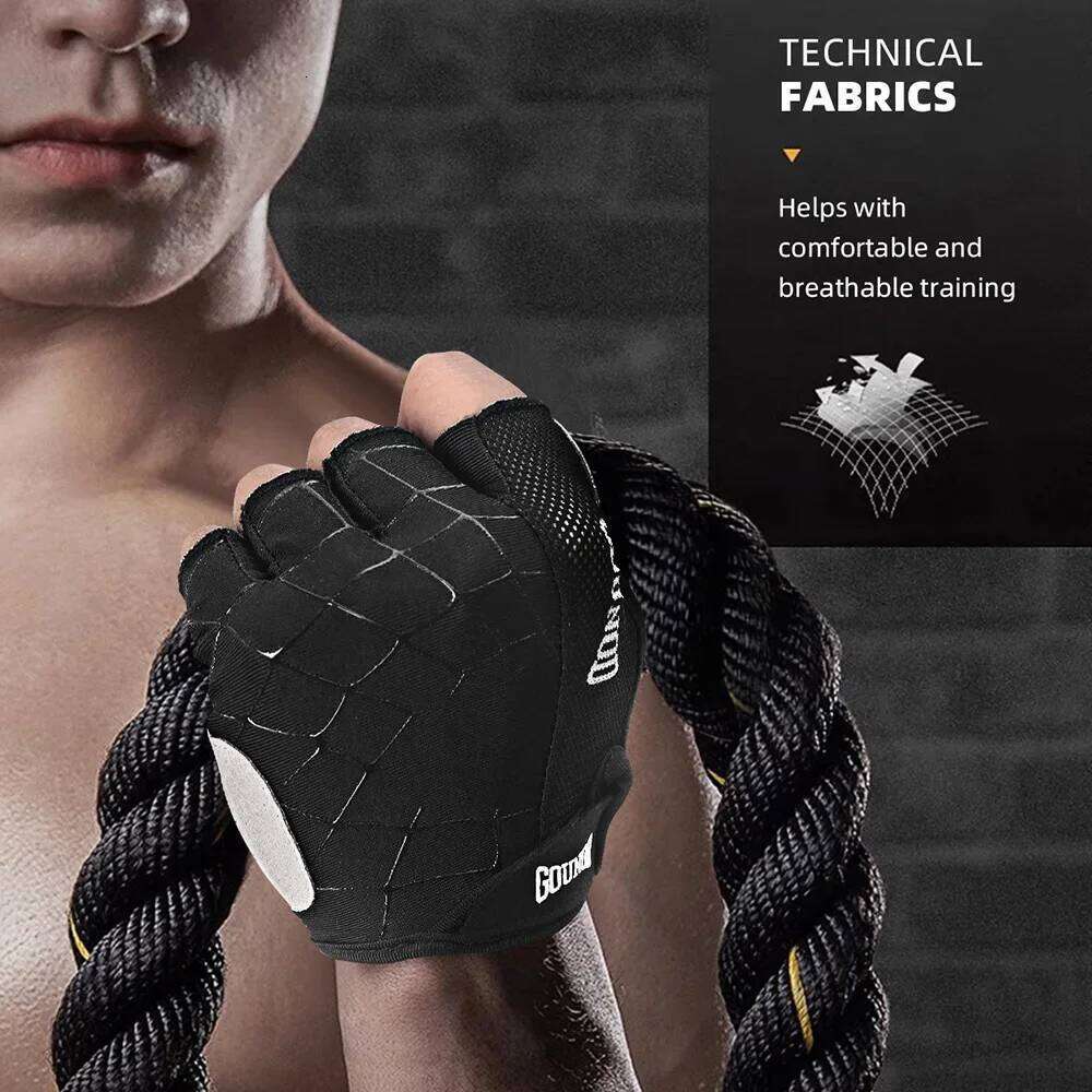 Anti Slip Workout Men and Women Weight Lifting Lightweight Gym Gloves for Weightlifting Cycling Pull Ups Fitness 26H0224