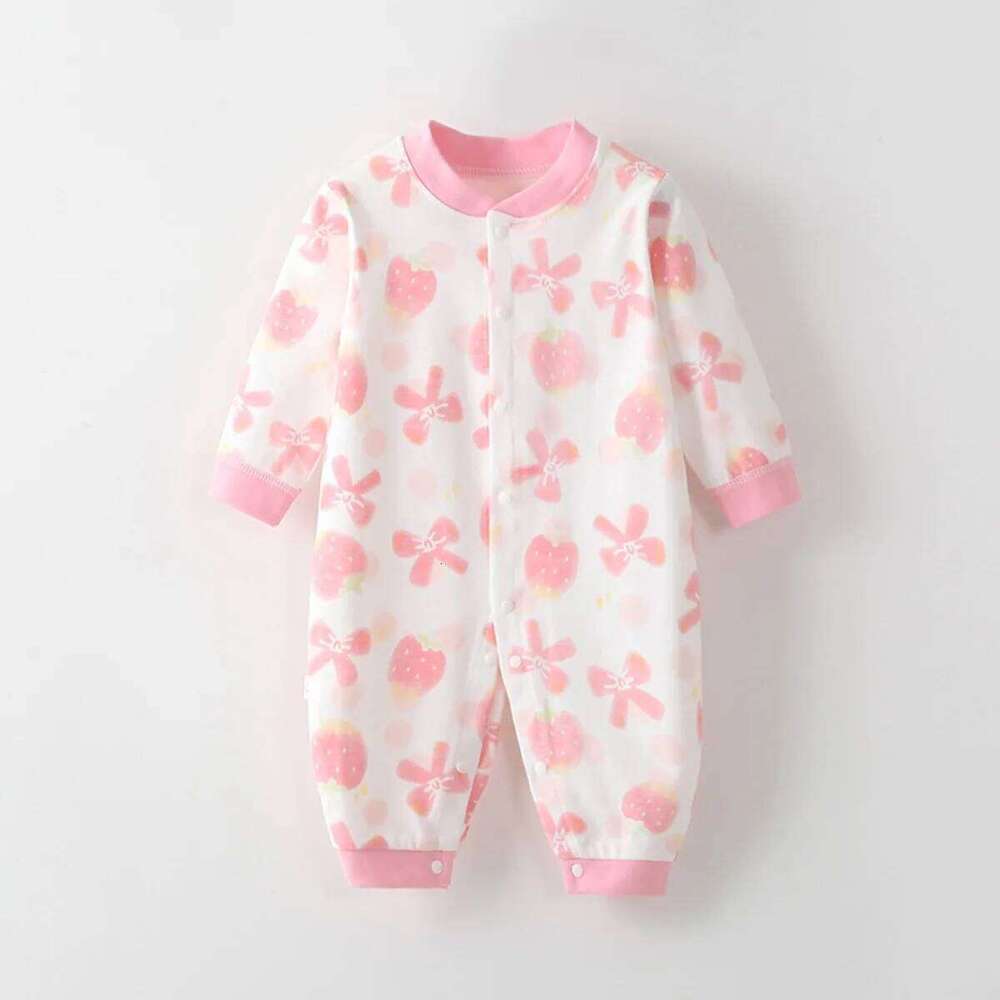Baby Boy Girl Pure Cotton Cute Bodysuit Clothes 0-18 Month New Born Spring Autumn Casual Romper Infant Soft Onesie Clothing 26H0224